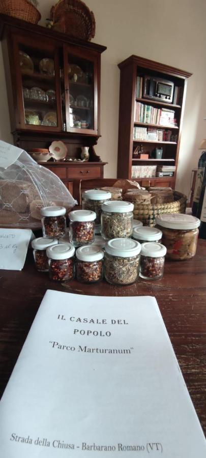 Il Casale Del Popolo Villa Barbarano Romano Eksteriør billede
